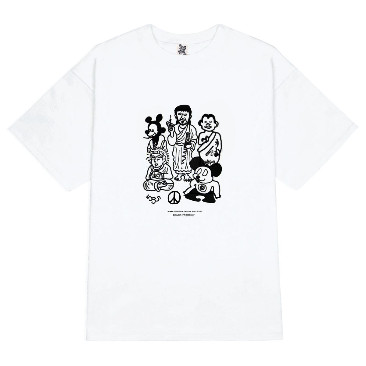 555-Soul Meditated America Tee - White