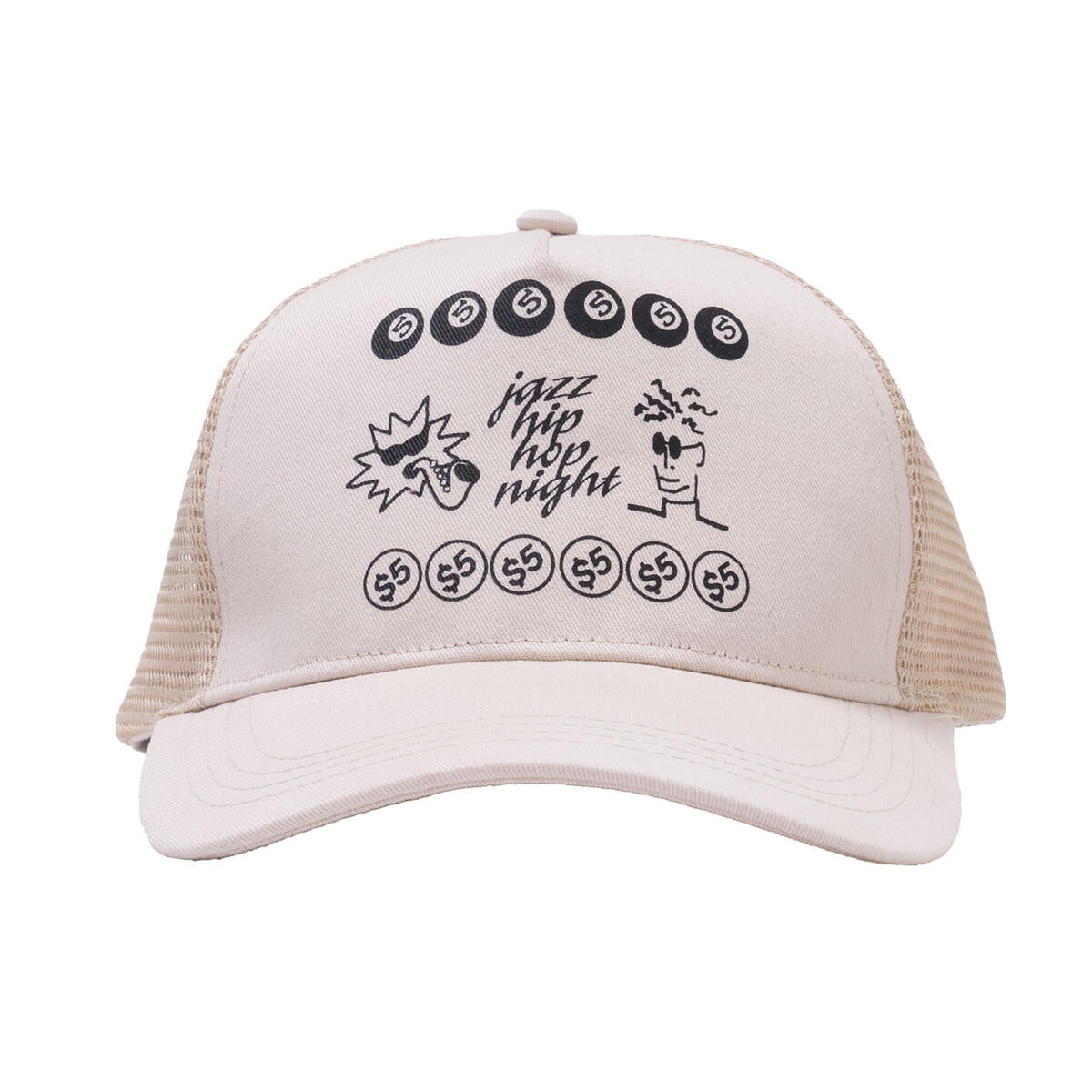 Triple 5 Soul Ludlow Throw Trucker Hat - Beige