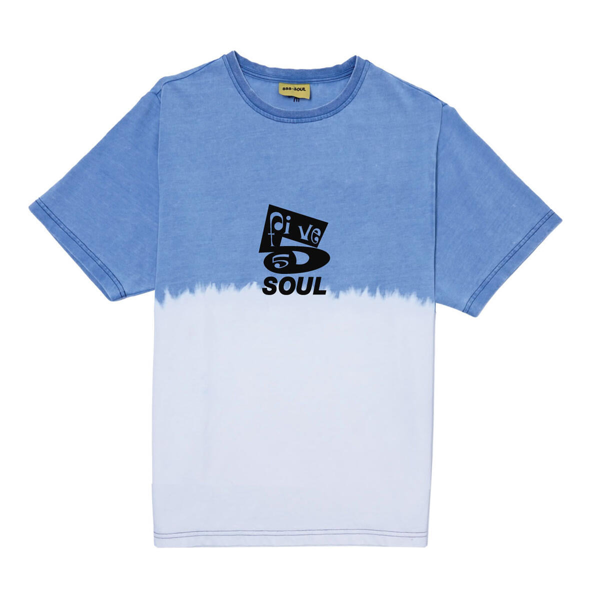 555-Soul Original 5 Logo Dip Dyed Blue