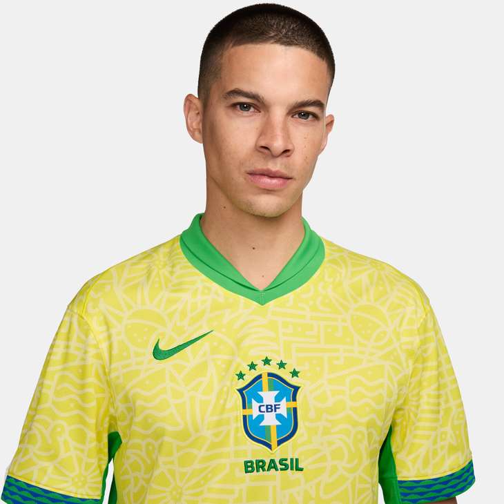 Nike Brazil 2024/25 Home Mens Stadium Jersey