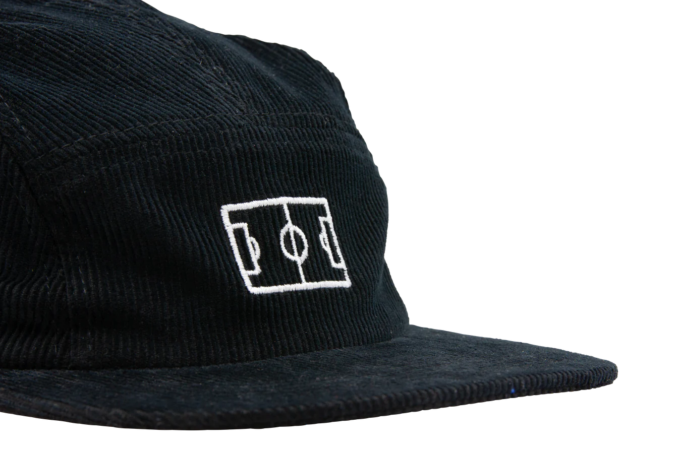 Goiaba E.C. - Campo 5-Panel Corduroy Hat - Black