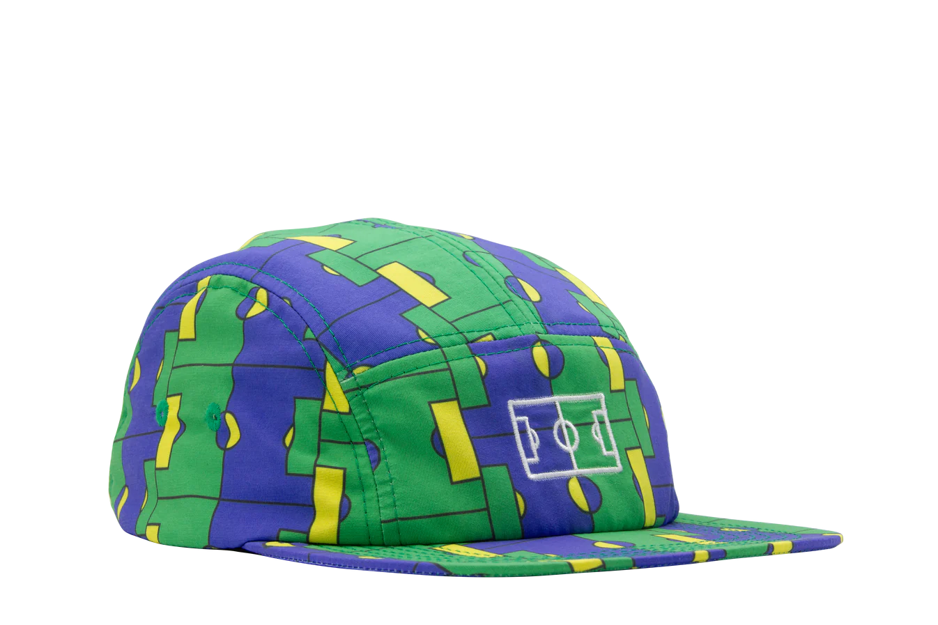 Goiaba E.C. - Campo 5-Panel Nylon Hat - Brazil Print