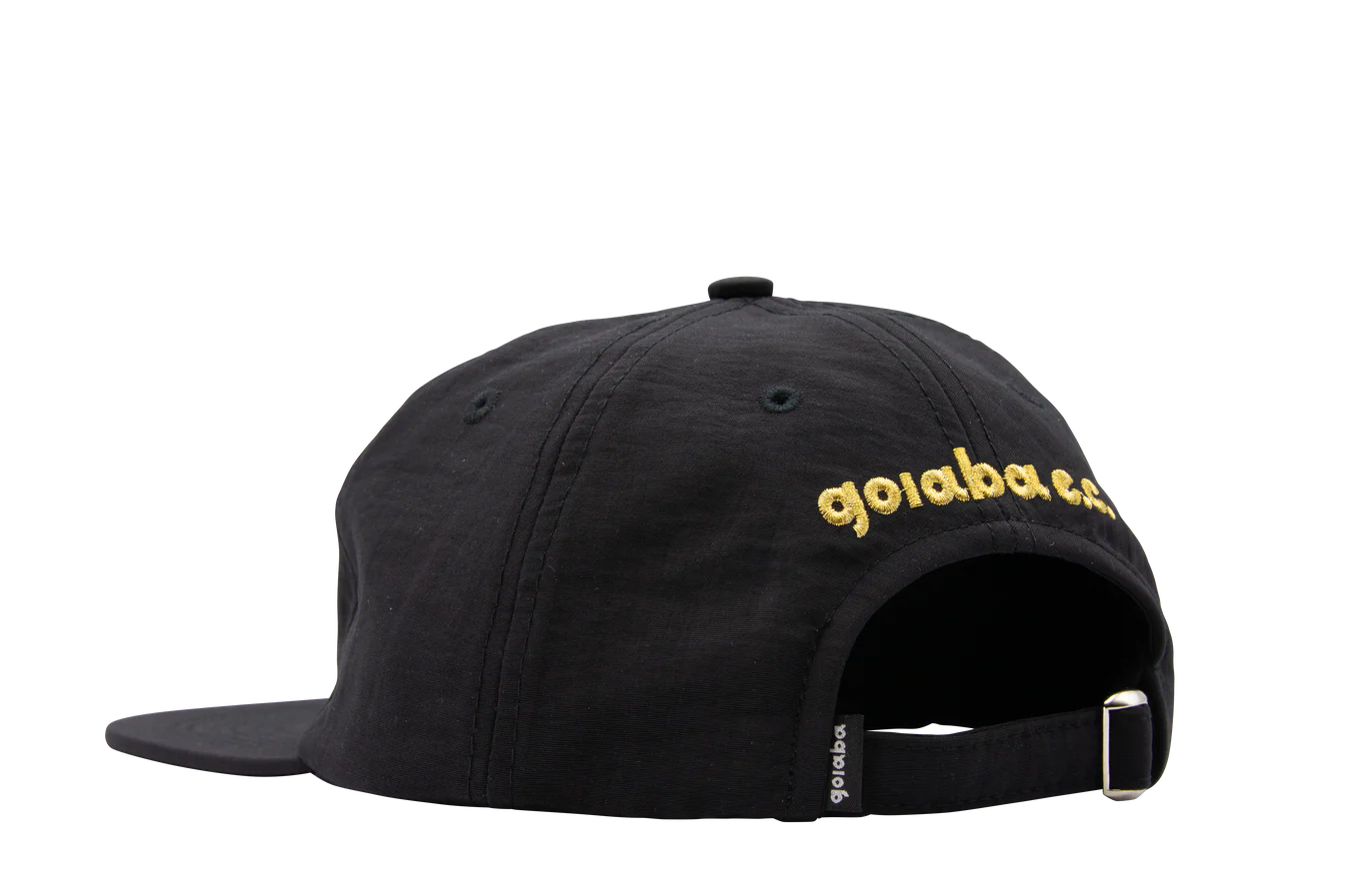 Goiaba E.C. - Campo 6-Panel Nylon Hat - Black/Gold
