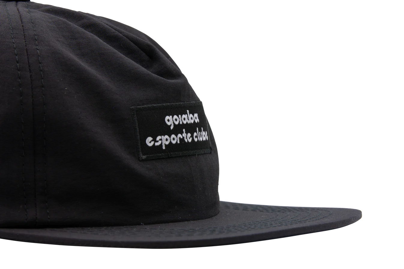 Goiaba E.C. - Pinched Front Nylon Hat - Black