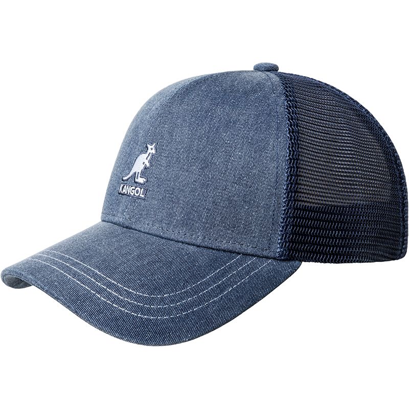 Kangol Distressed Cotton Mesh Baseball Hat