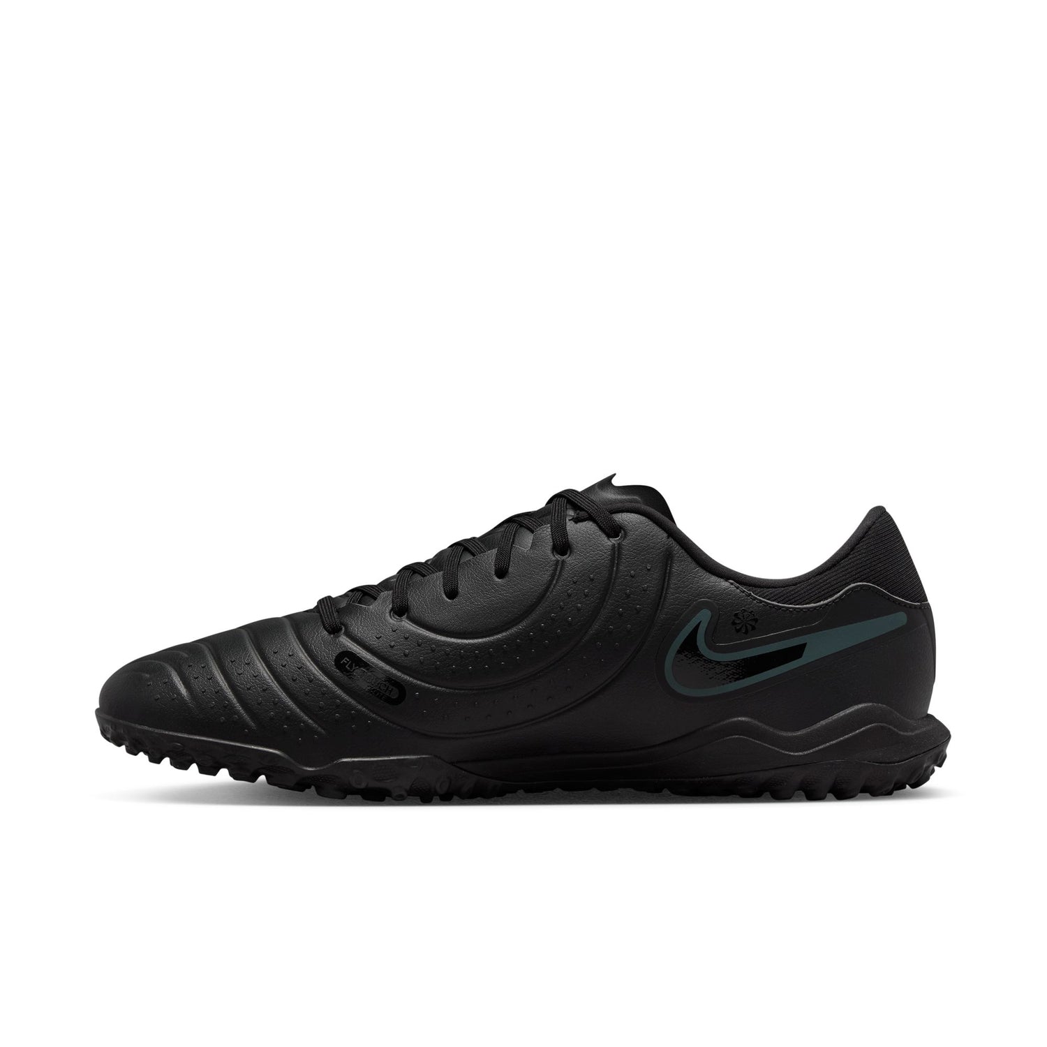 Nike Tiempo Legend 10 Academy TF Turf Soccer Shoes - Black/Deep Jungle