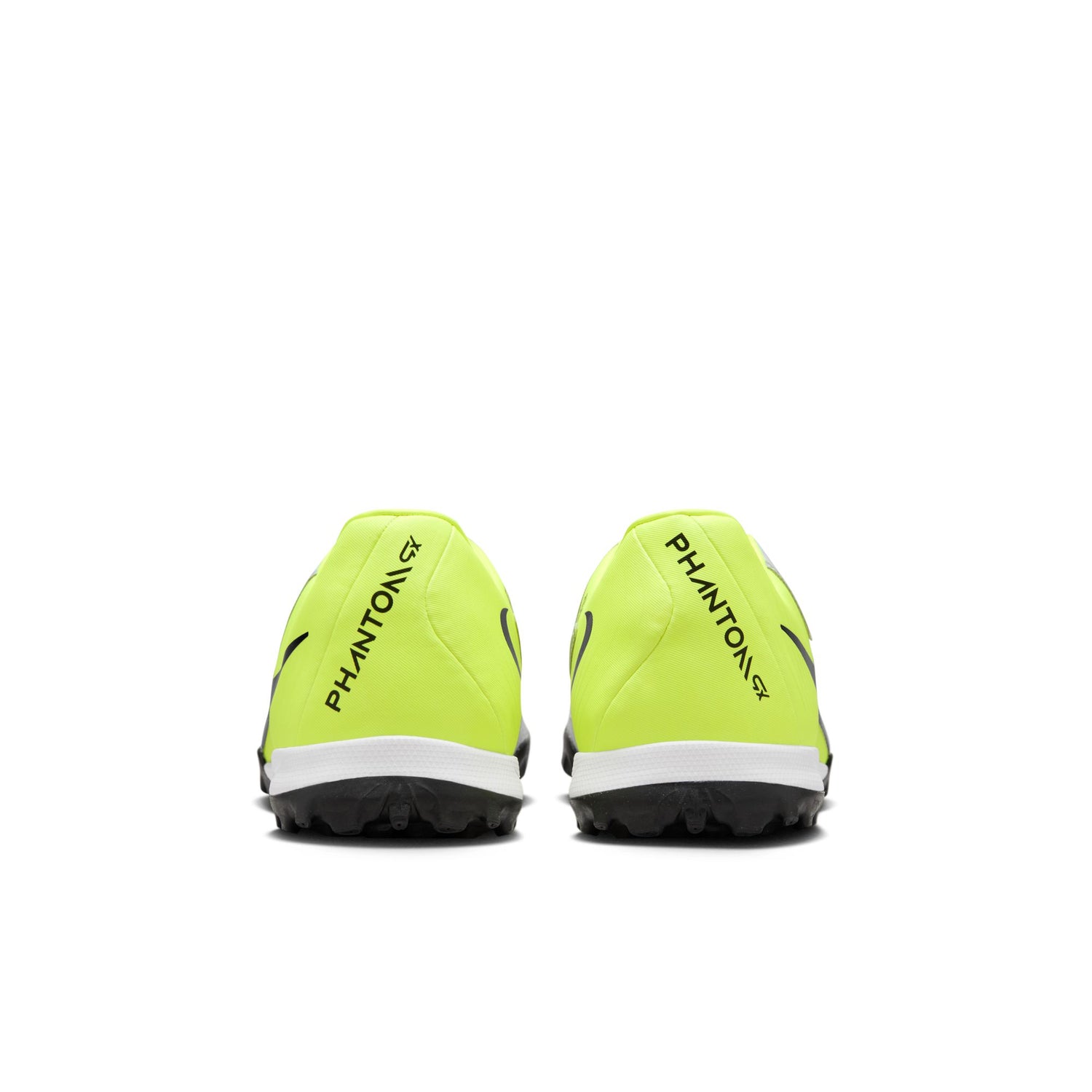 Nike Phantom GX 2 Academy TF Turf Soccer Shoes - Metallic Silver/Black/Volt