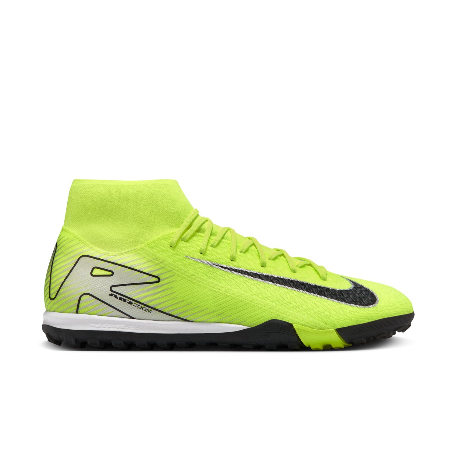 Nike Mercurial Superfly 10 Academy TF Turf Soccer Shoes - Volt/Black