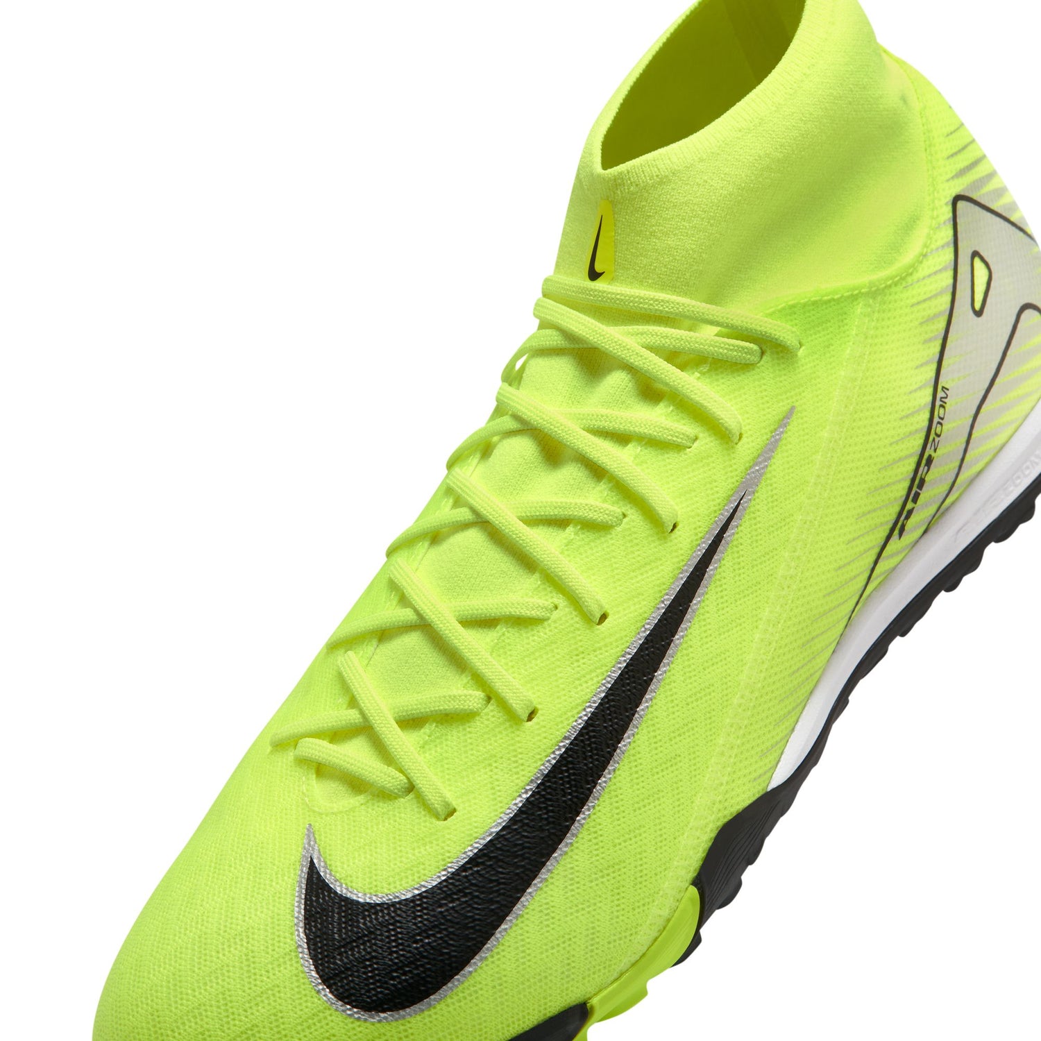 Nike Mercurial Superfly 10 Academy TF Turf Soccer Shoes - Volt/Black
