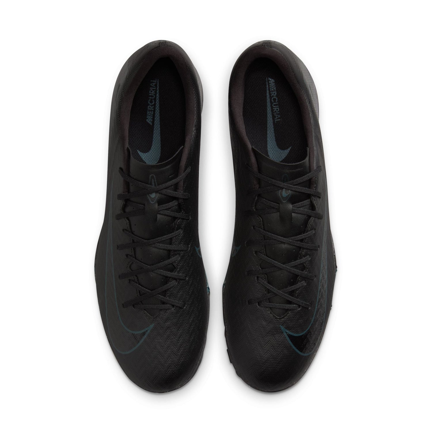 Nike Mercurial Vapor 16 Academy TF Turf Soccer Shoes - Black/Black-Deep Jungle