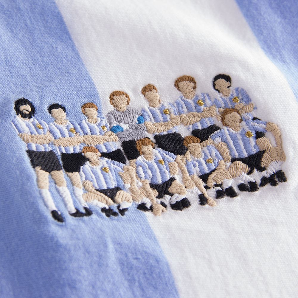 COPA Football Argentina 1986 World Champions Embroidery T-Shirt