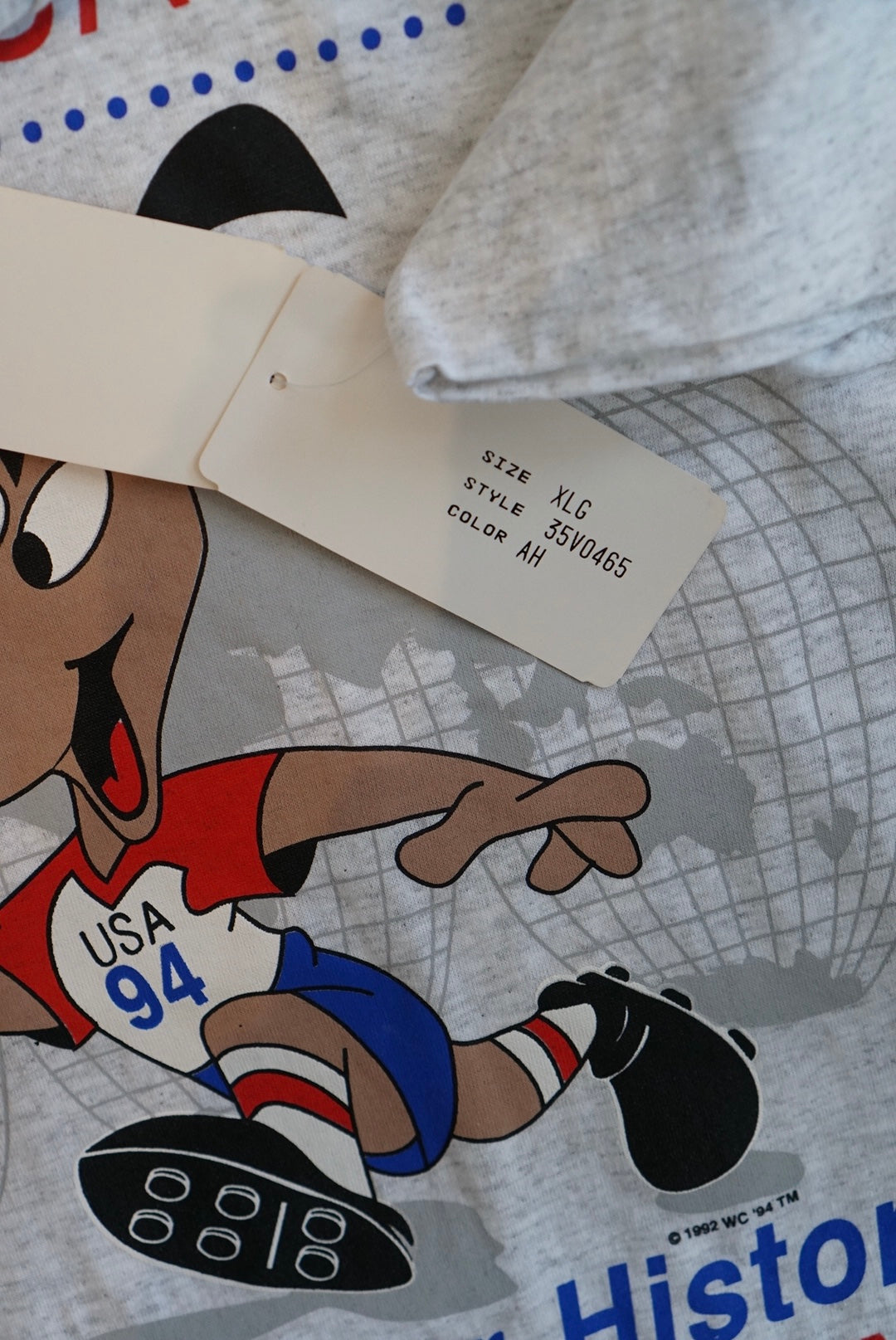 VSS Vintage World Cup 94 Striker NY/NJ T-Shirt - Deadstock w/Tags