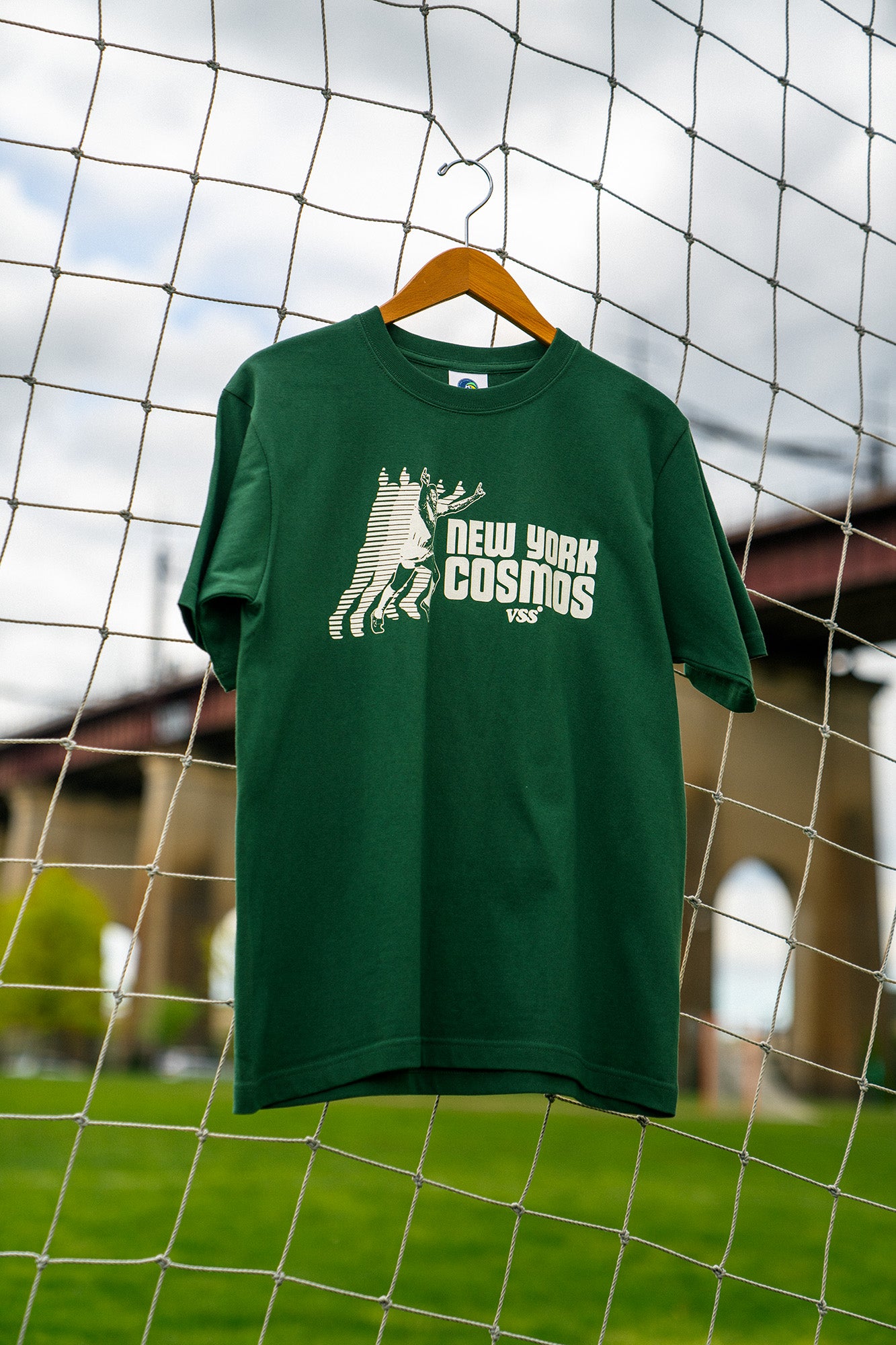 VSS Studio x New York Cosmos  Pelé #10 T-shirt - Pine Green