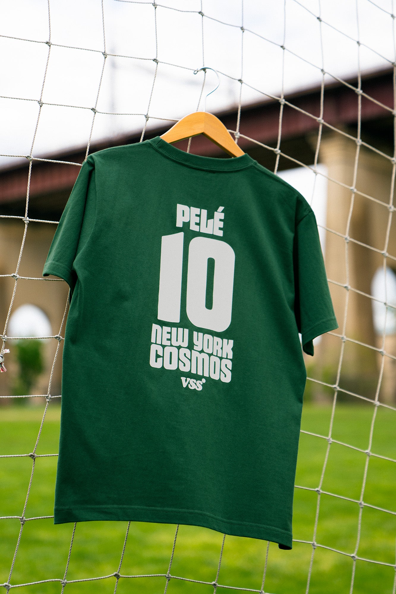 VSS Studio x New York Cosmos  Pelé #10 T-shirt - Pine Green