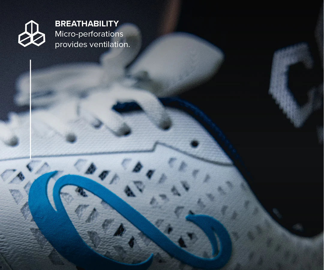 Senda Athletics USHUAIA Pro 2.0 Futsal Shoe - White/Blue