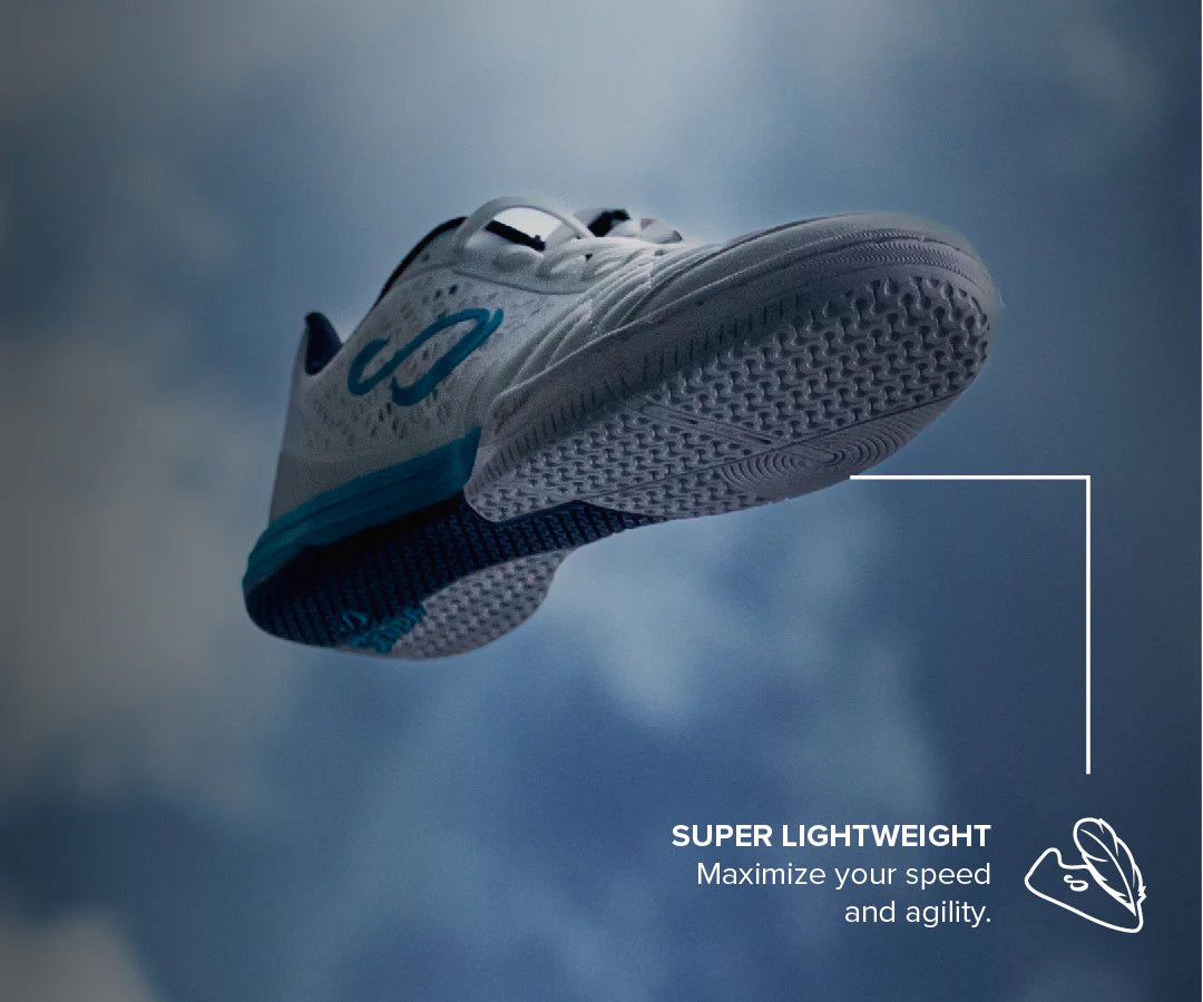 Senda Athletics USHUAIA Pro 2.0 Futsal Shoe - White/Blue