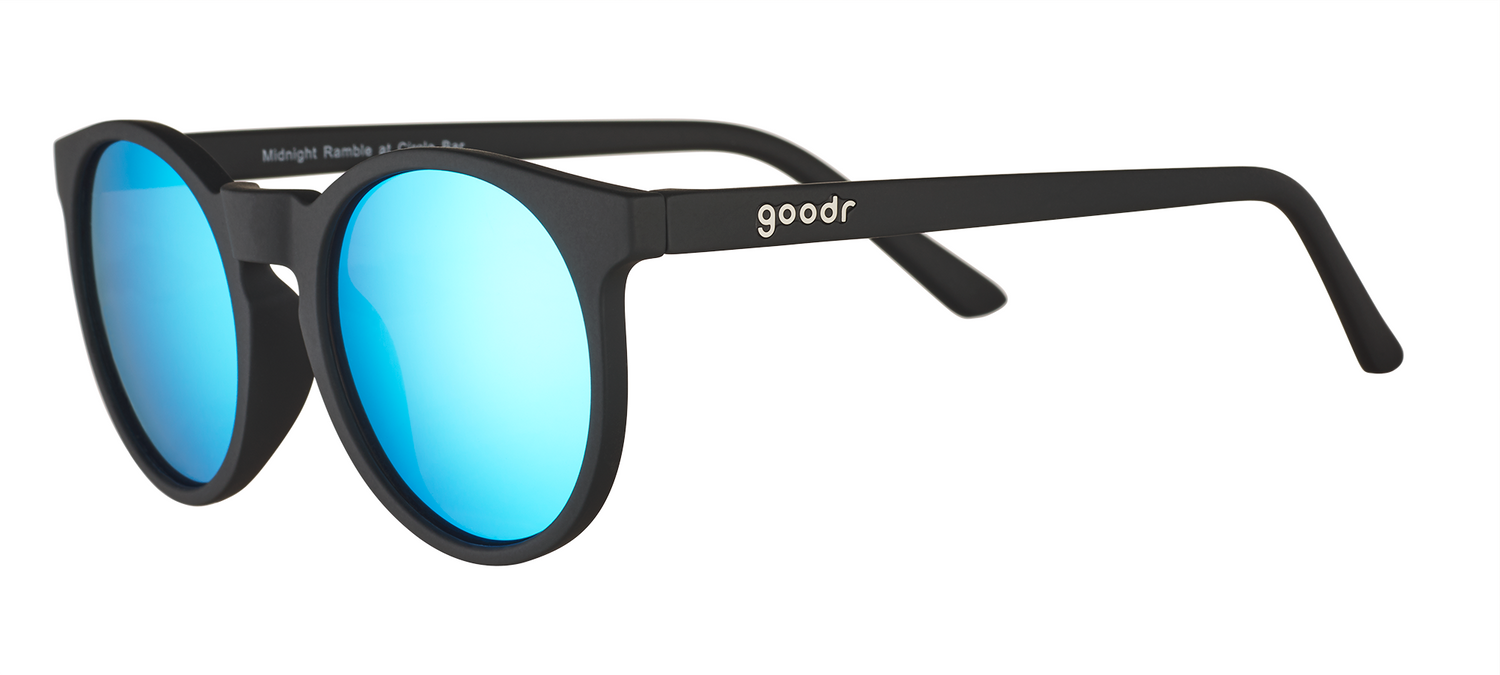 goodr Circle G Sunglasses - Midnight Ramble at a Circle Bar