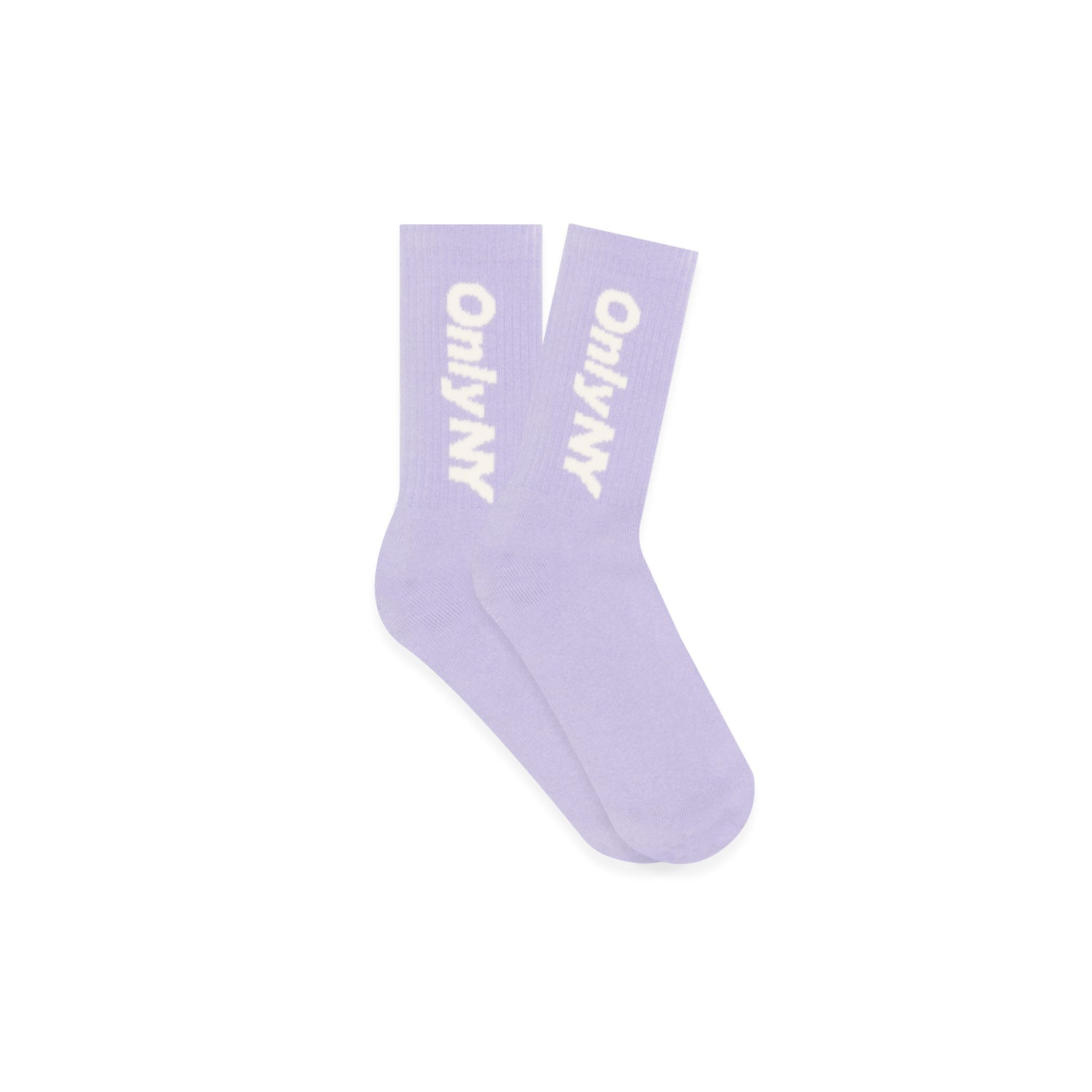 Only NY Core Logo Socks - Lavender