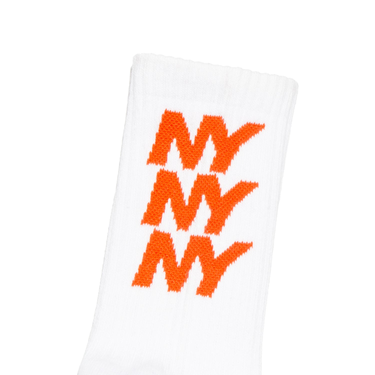 Only NY NY Repeat Crew Sock - White