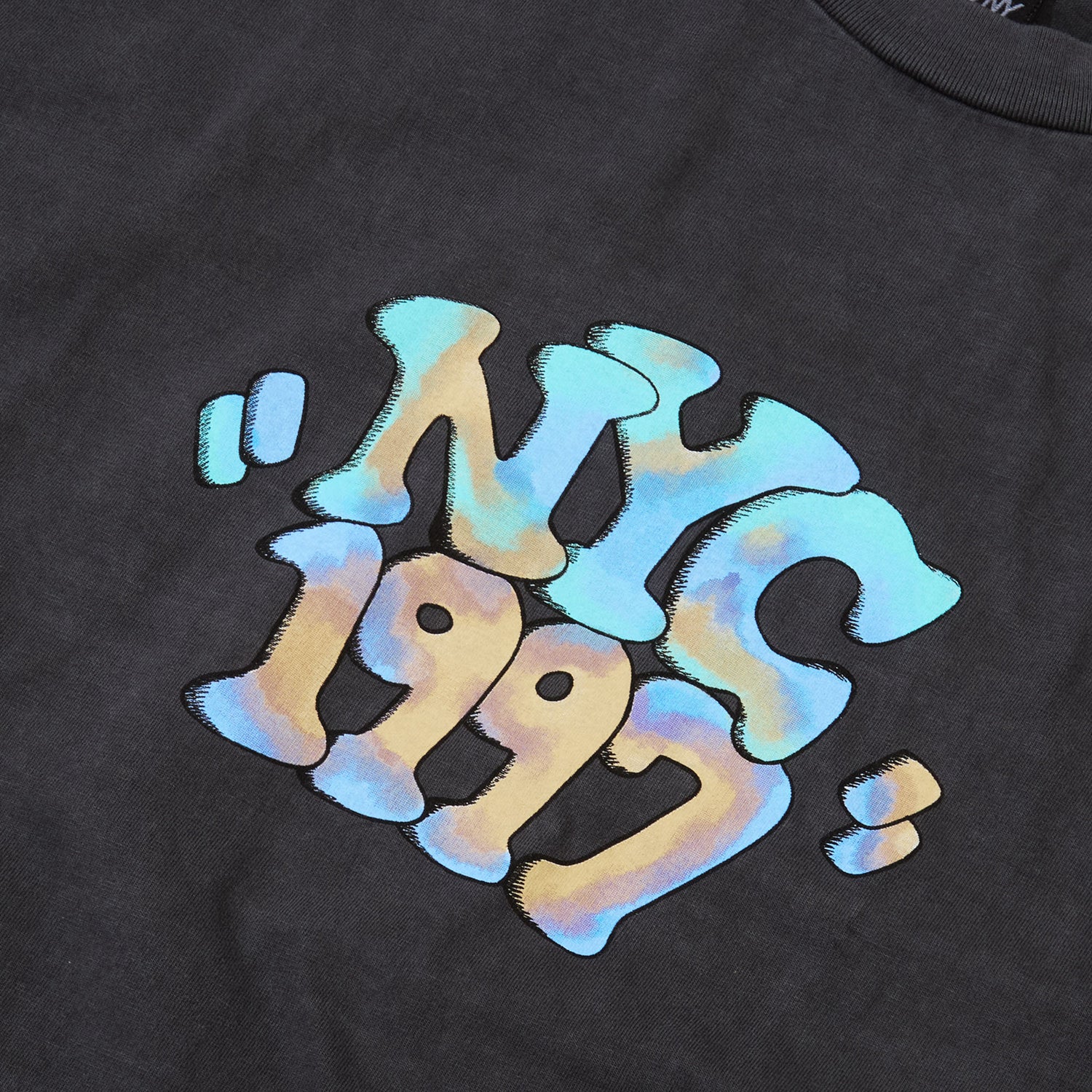Only NY NYC 1997 Watercolor T-Shirt - Vintage Black