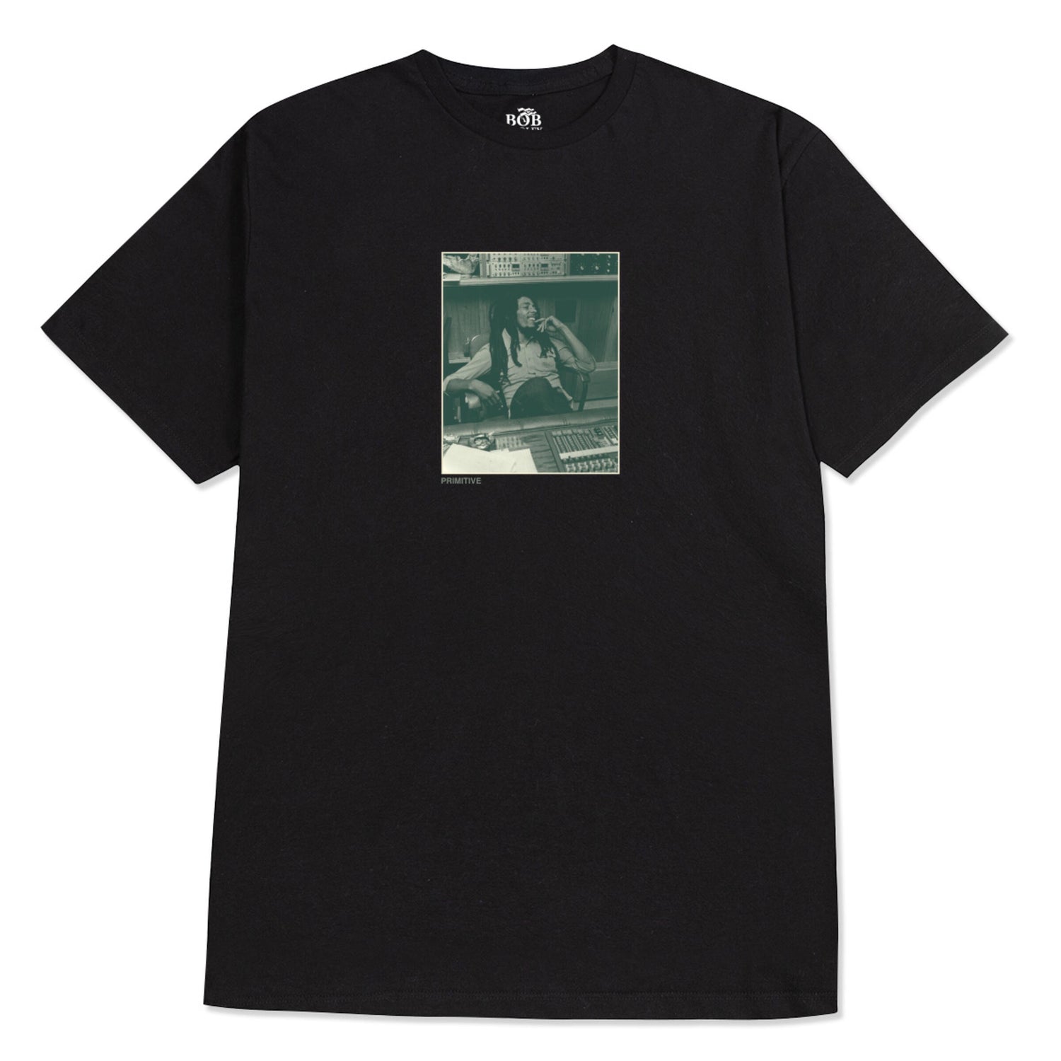 Primitive x Bob Marley Console Tee - Black