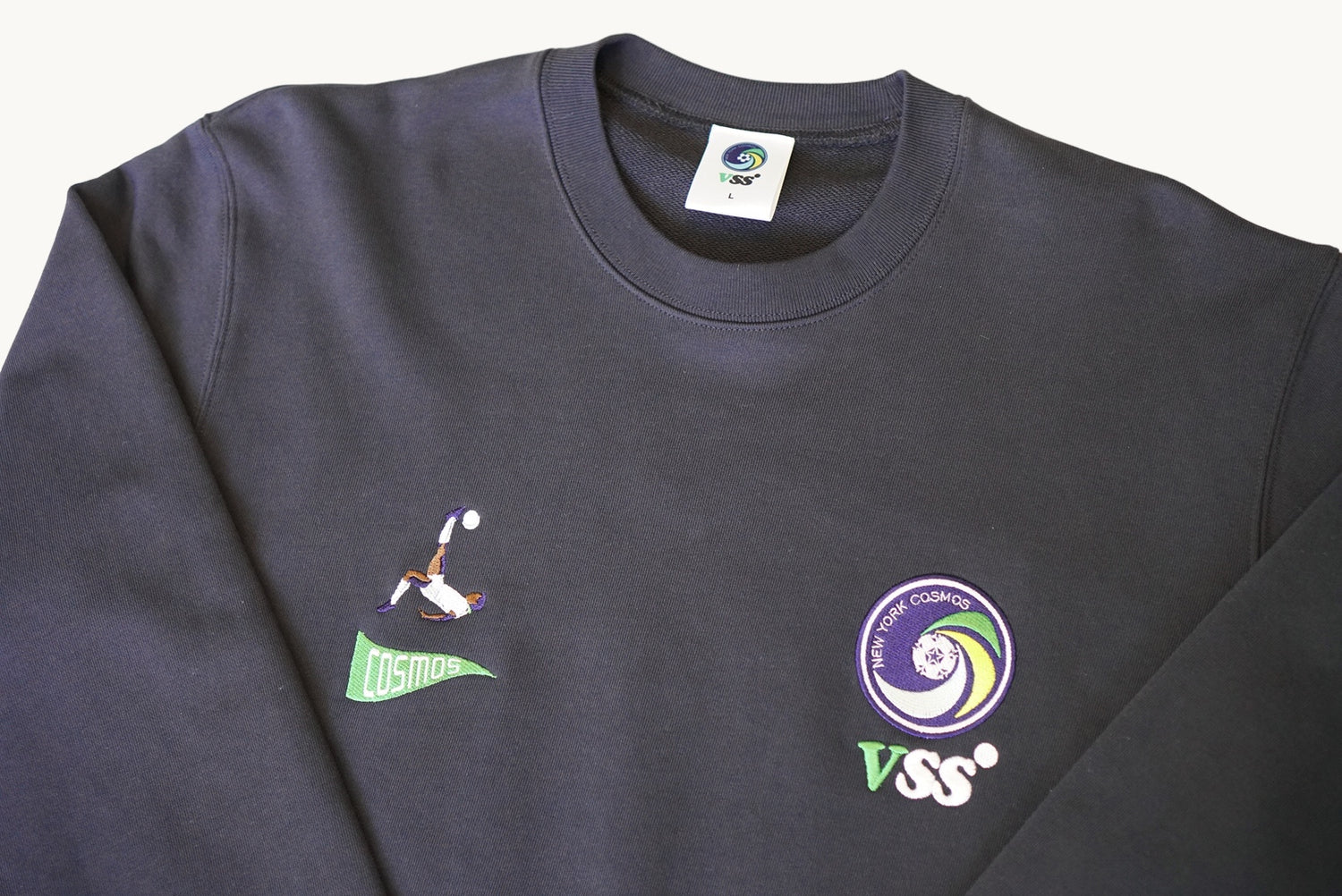 VSS Studio x New York Cosmos Embroidered Crewneck - Navy