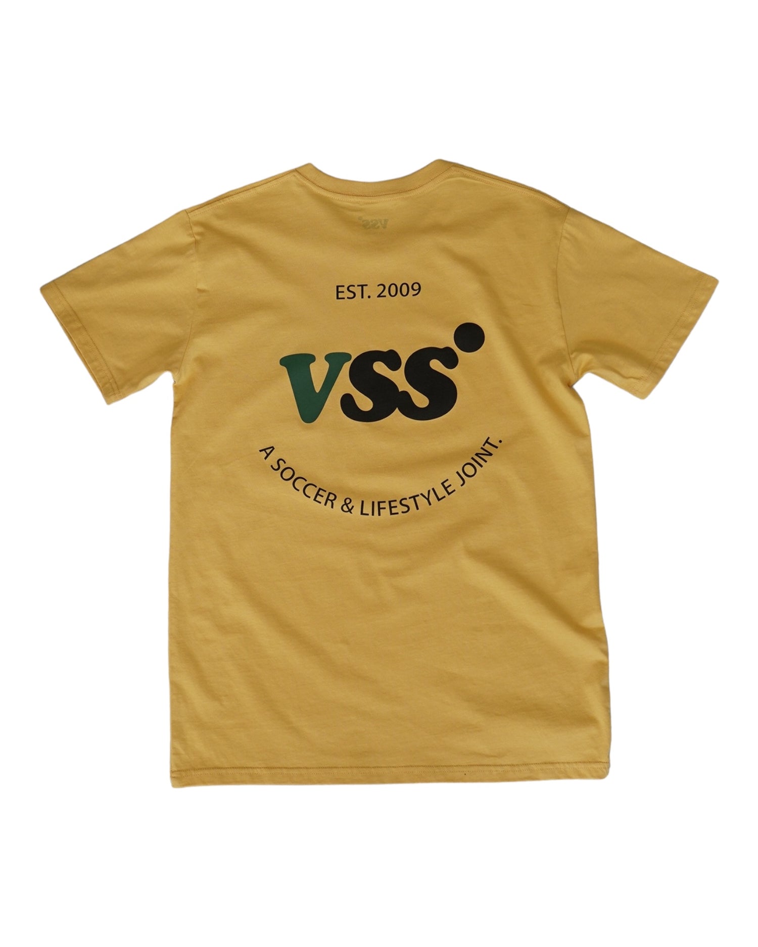 VSS: A Soccer & Lifestyle Joint. T-Shirt - Mustard