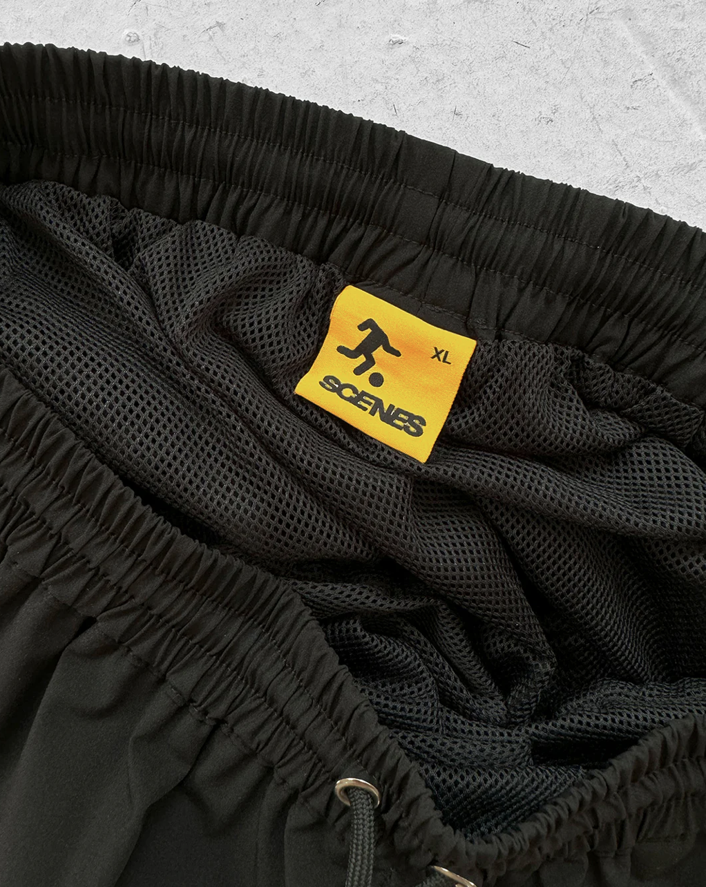 Scenes NY Nylon Team Shorts - Black