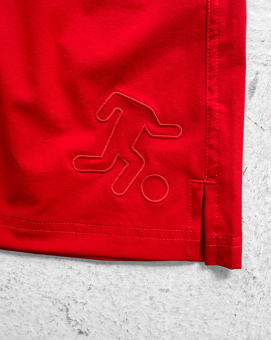 Scenes NY Nylon Team Shorts - Red