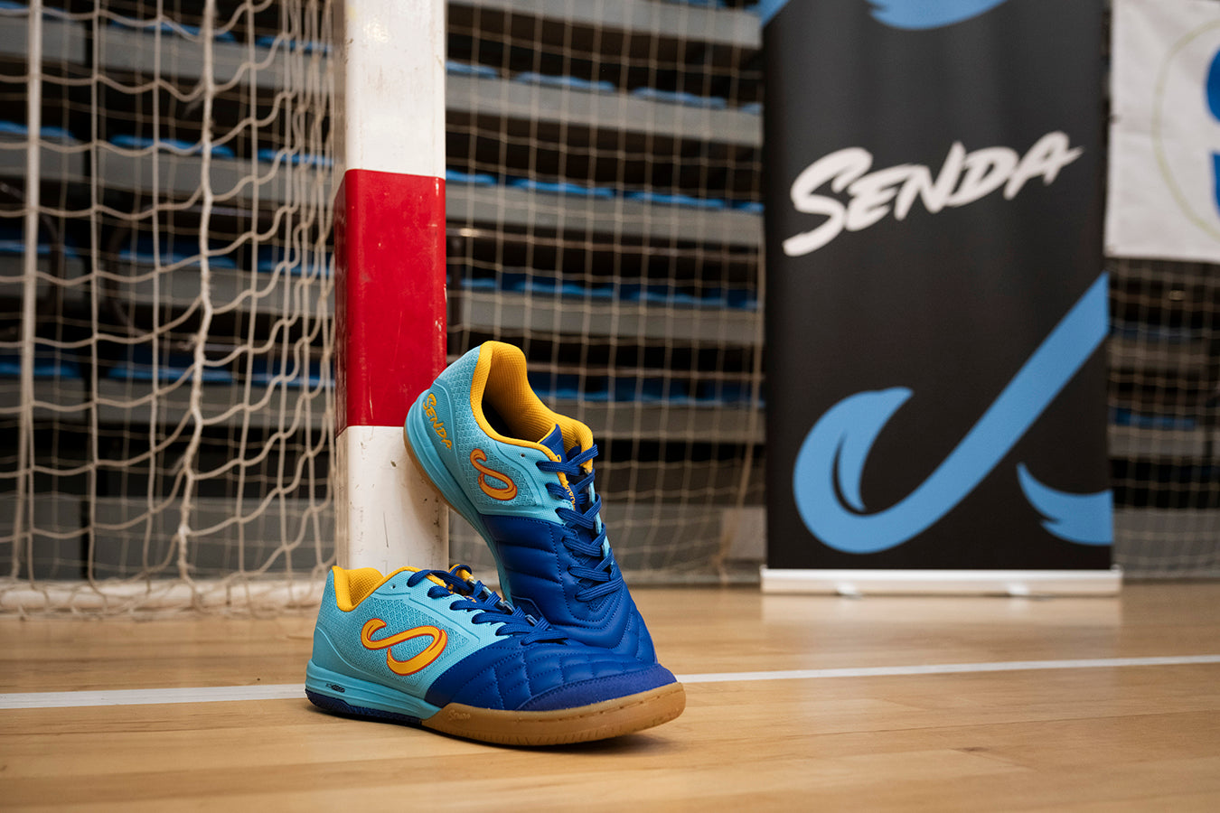 Senda Athletics USHUAIA Club 2.0 Futsal Shoe - Blue/Yellow