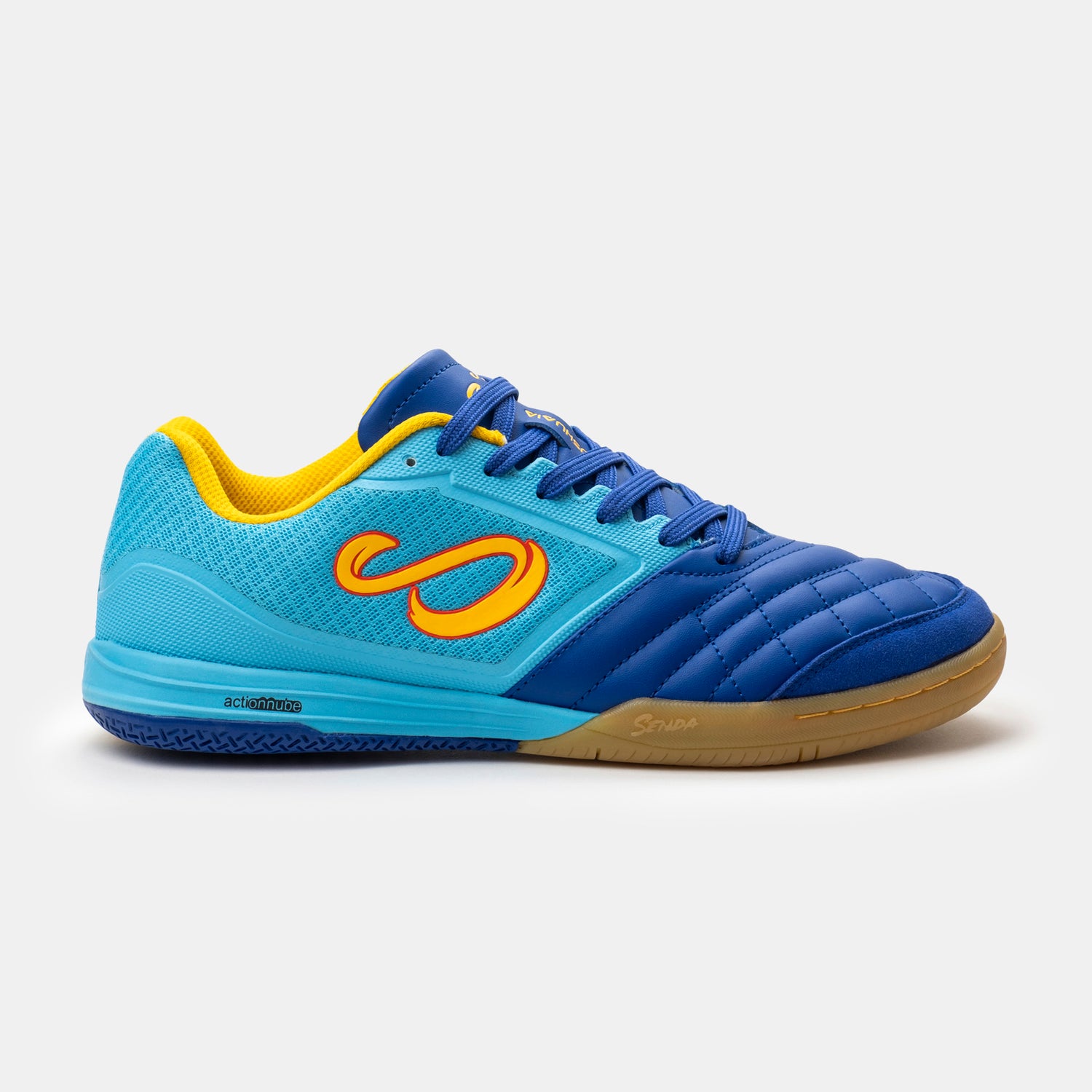 Senda Athletics USHUAIA Club 2.0 Futsal Shoe - Blue/Yellow