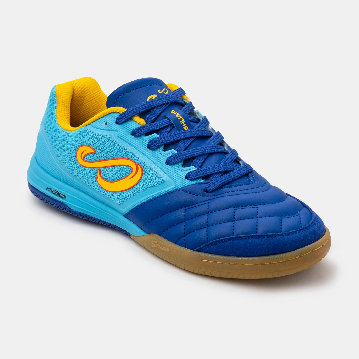 Senda Athletics USHUAIA Club 2.0 Futsal Shoe - Blue/Yellow