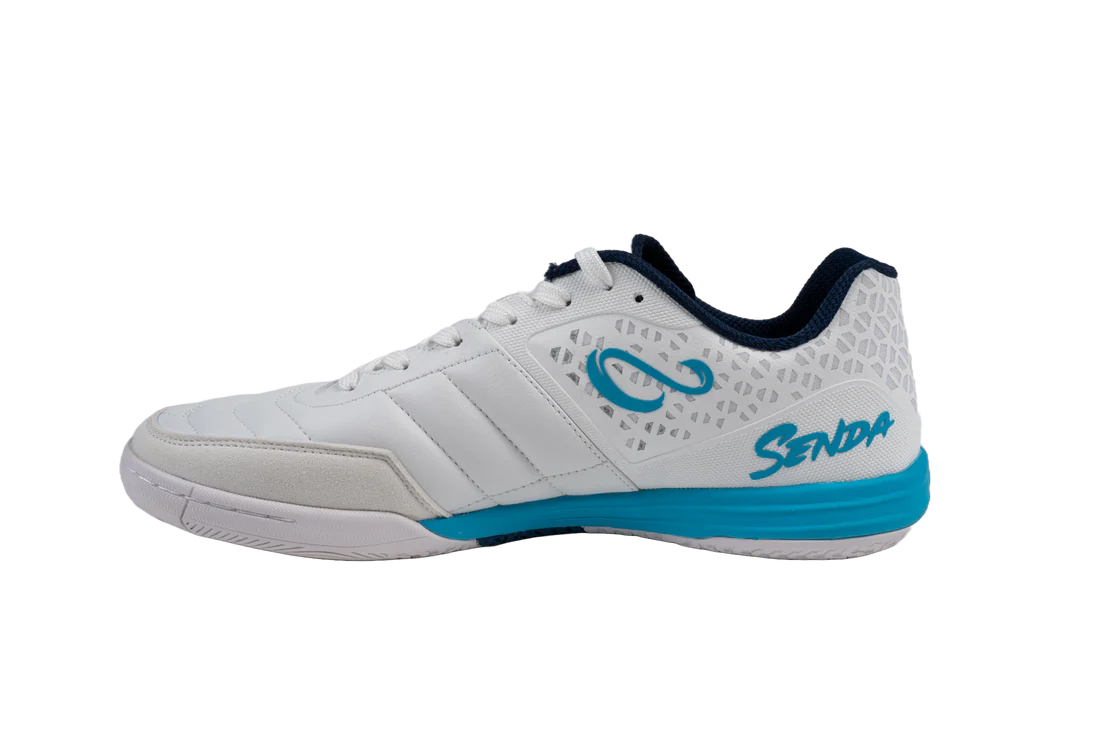 Senda Athletics USHUAIA Pro 2.0 Futsal Shoe - White/Blue