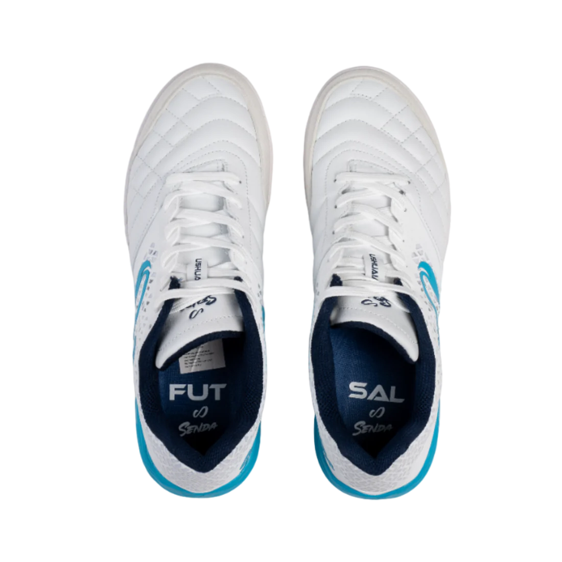 Senda Athletics USHUAIA Pro 2.0 Futsal Shoe - White/Blue