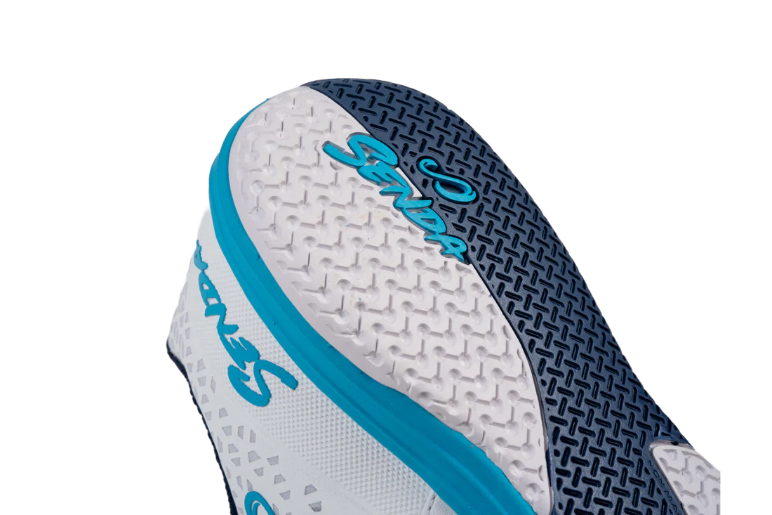 Senda Athletics USHUAIA Pro 2.0 Futsal Shoe - White/Blue