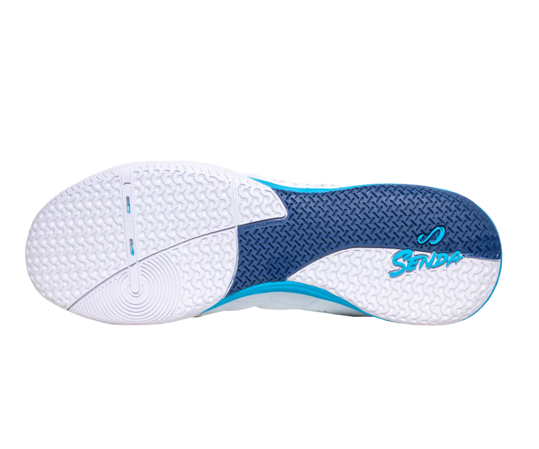 Senda Athletics USHUAIA Pro 2.0 Futsal Shoe - White/Blue