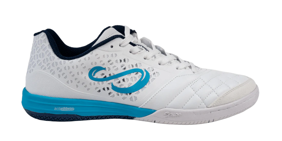 Senda Athletics USHUAIA Pro 2.0 Futsal Shoe - White/Blue