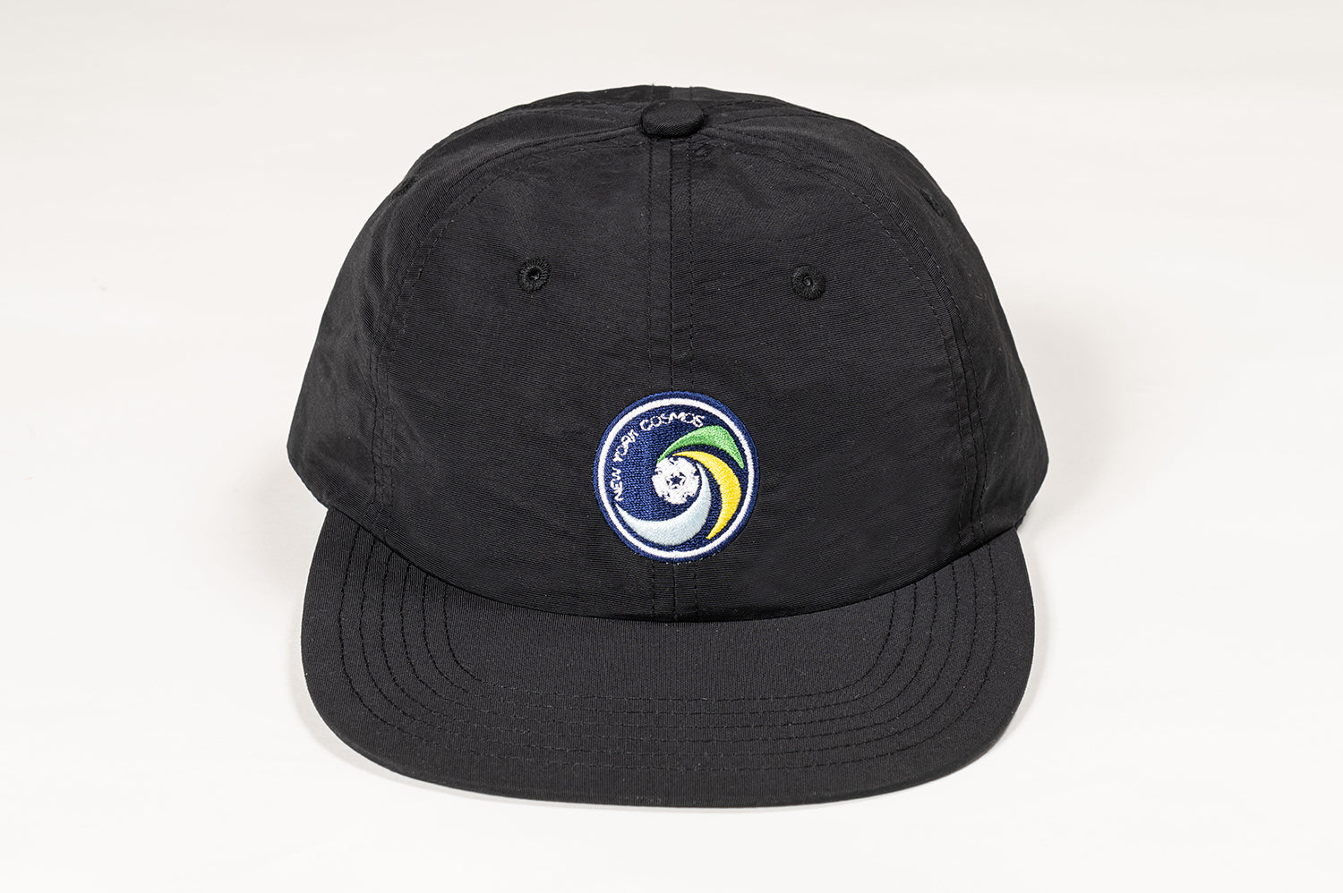 VSS Studio x New York Cosmos Embroidered Logo Nylon Cap - Black