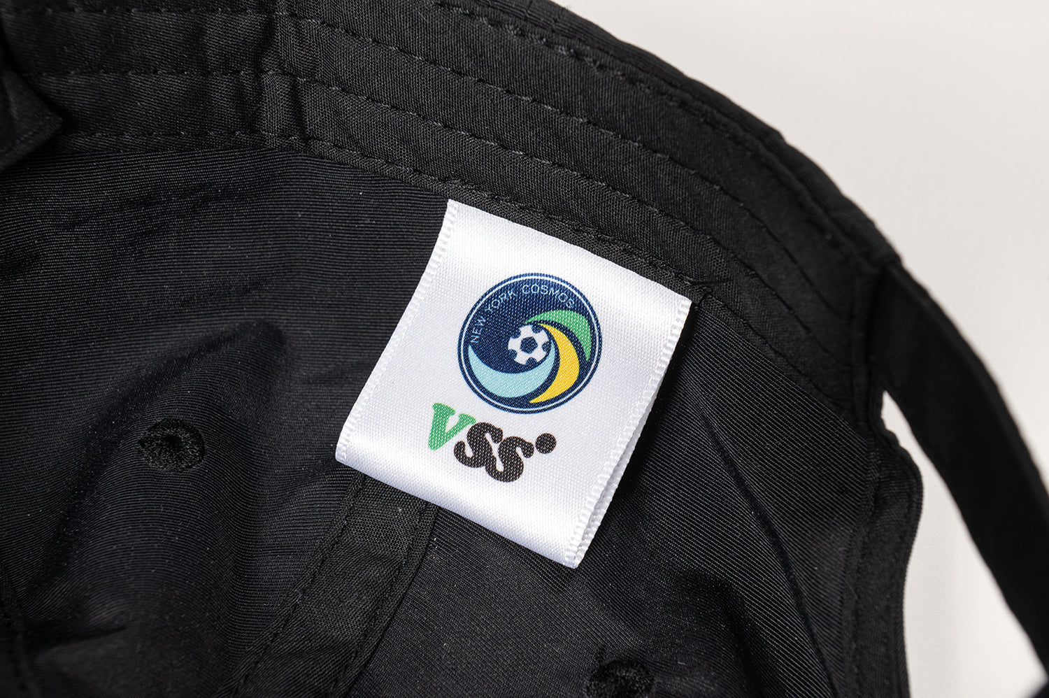 VSS Studio x New York Cosmos Embroidered Logo Nylon Cap - Black