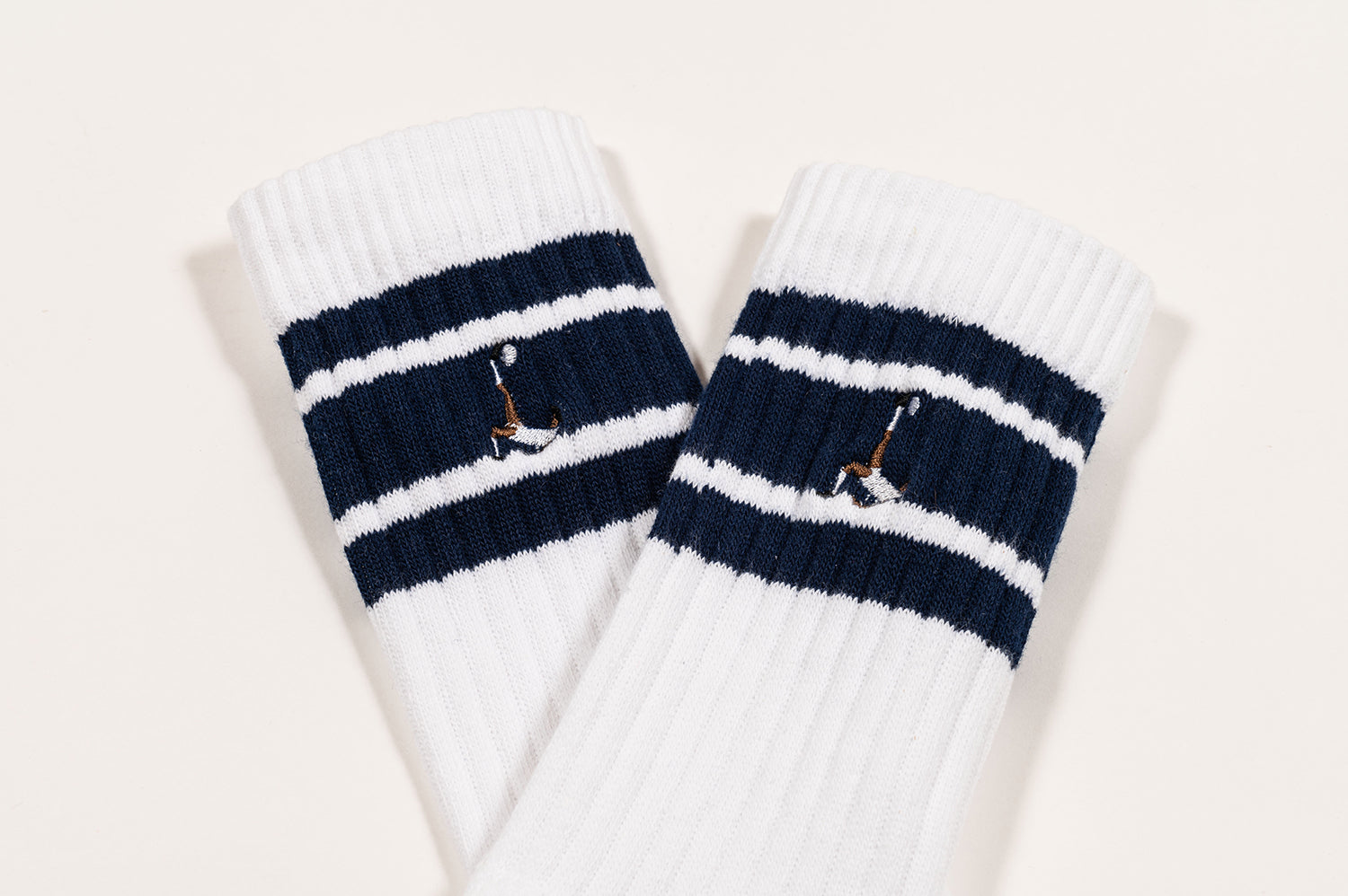 VSS Studio x New York Cosmos Pelé Embroidered Socks - White/Navy