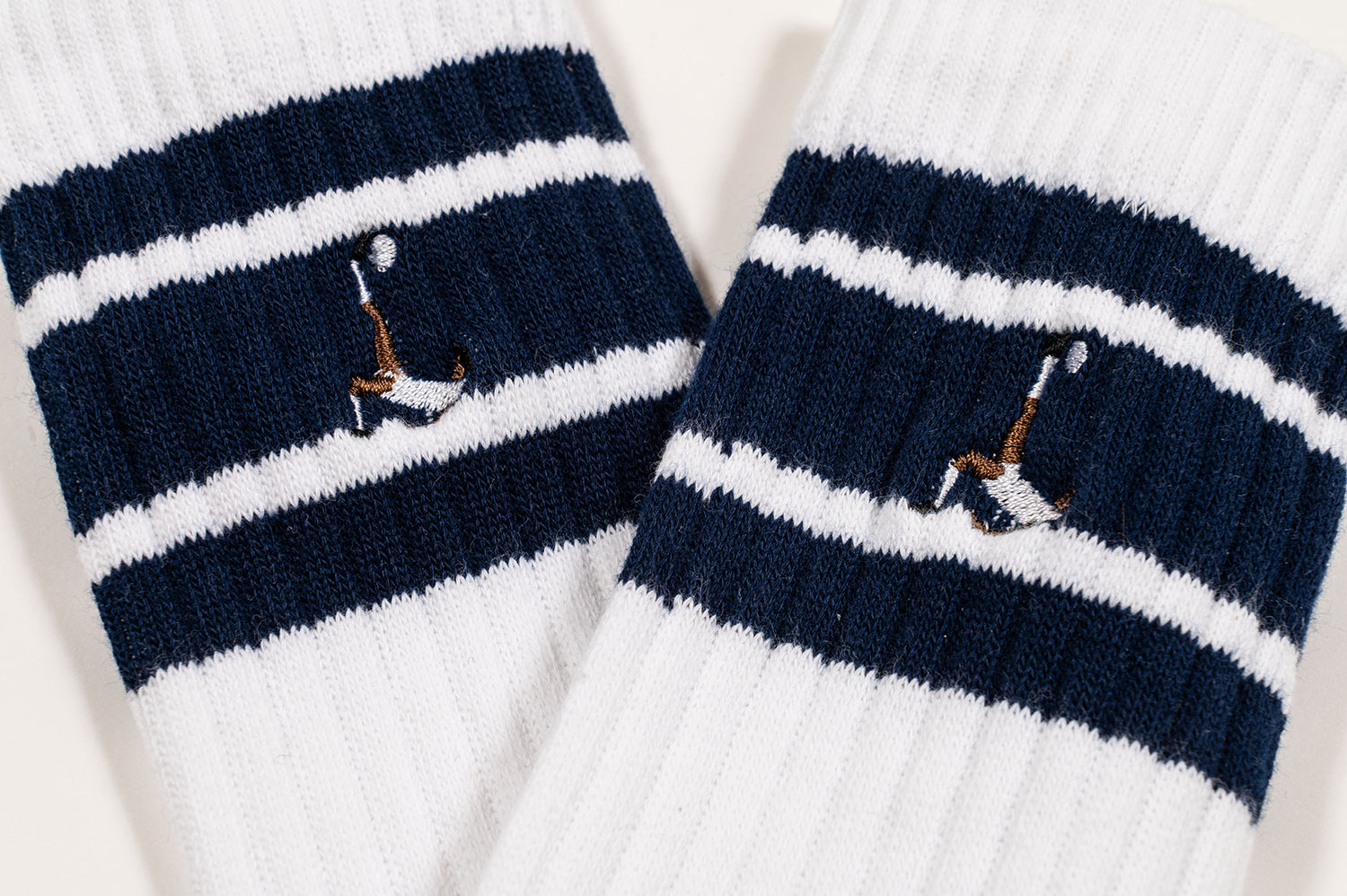 VSS Studio x New York Cosmos Pelé Embroidered Socks - White/Navy