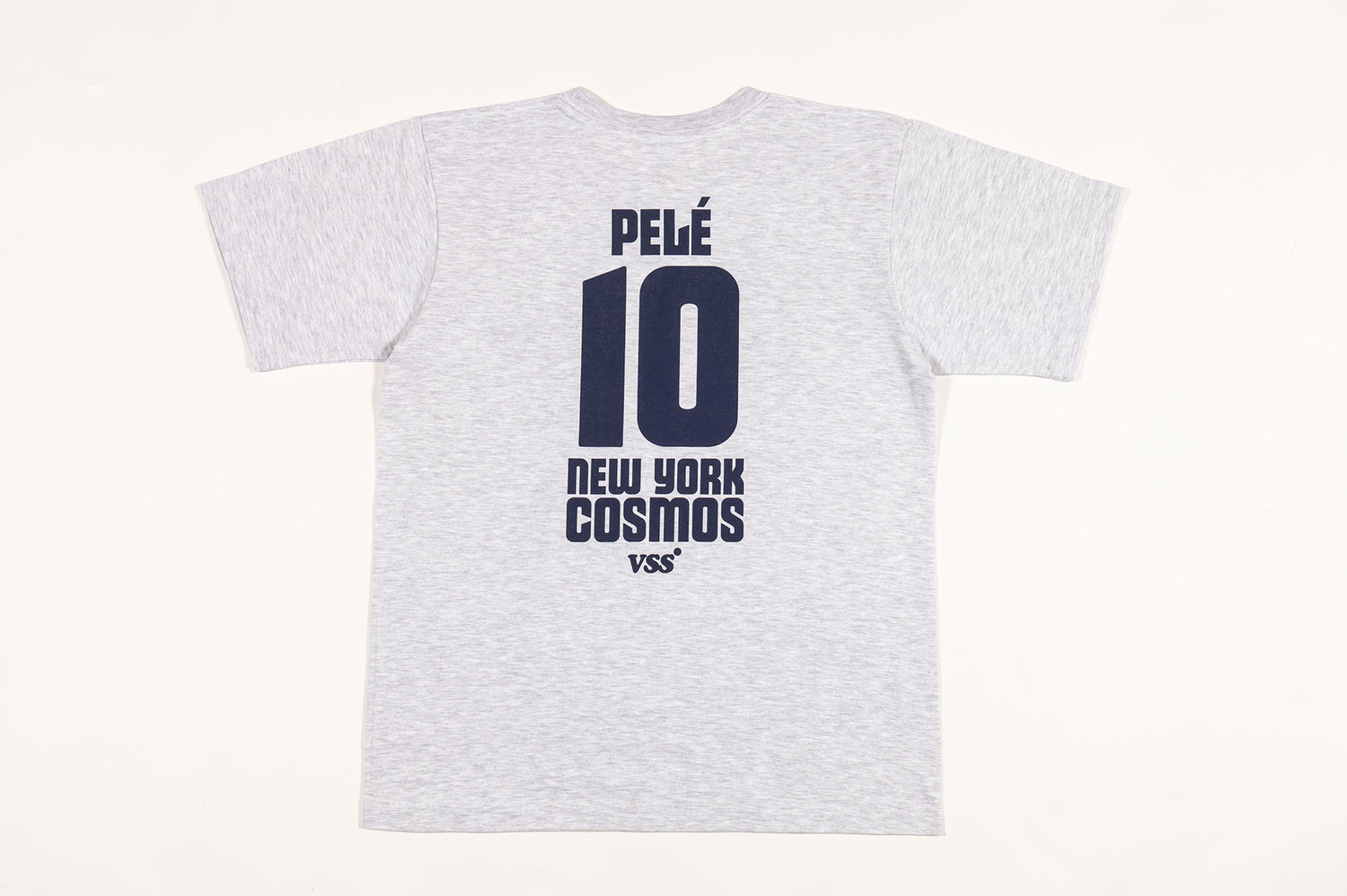 VSS Studio x New York Cosmos  Pelé #10 T-shirt - Ash Grey