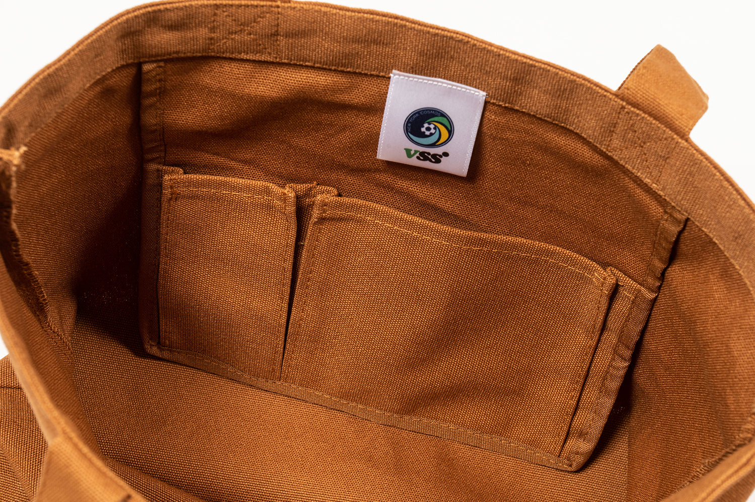 VSS Studio x New York Cosmos Pelé Tote Bag - Camel