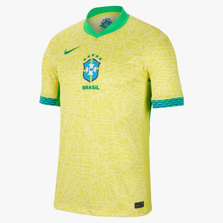 Nike Brazil 2024/25 Home Mens Stadium Jersey