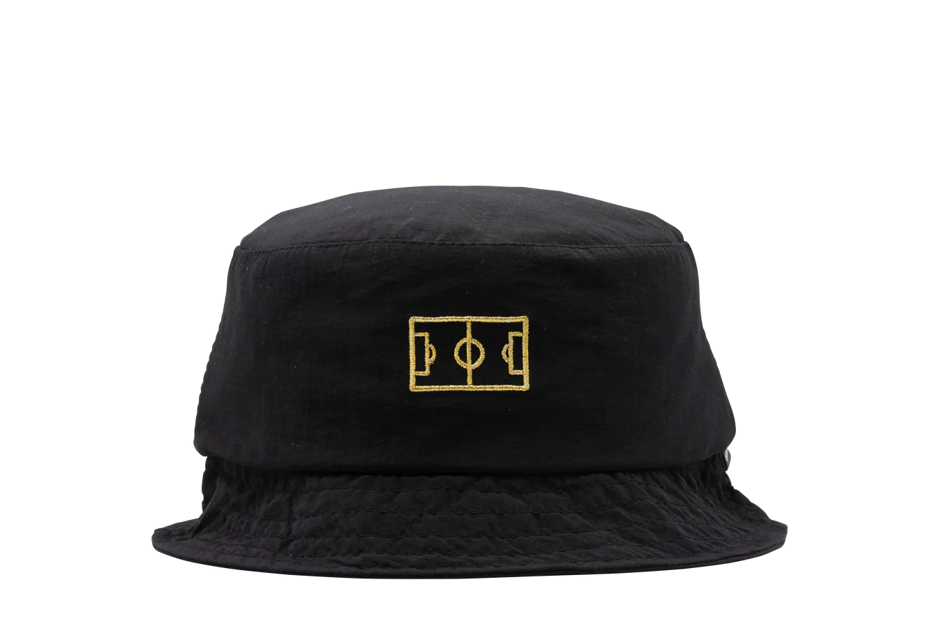 Goiaba E.C. - Campo Nylon Bucket Hat - Black/Gold