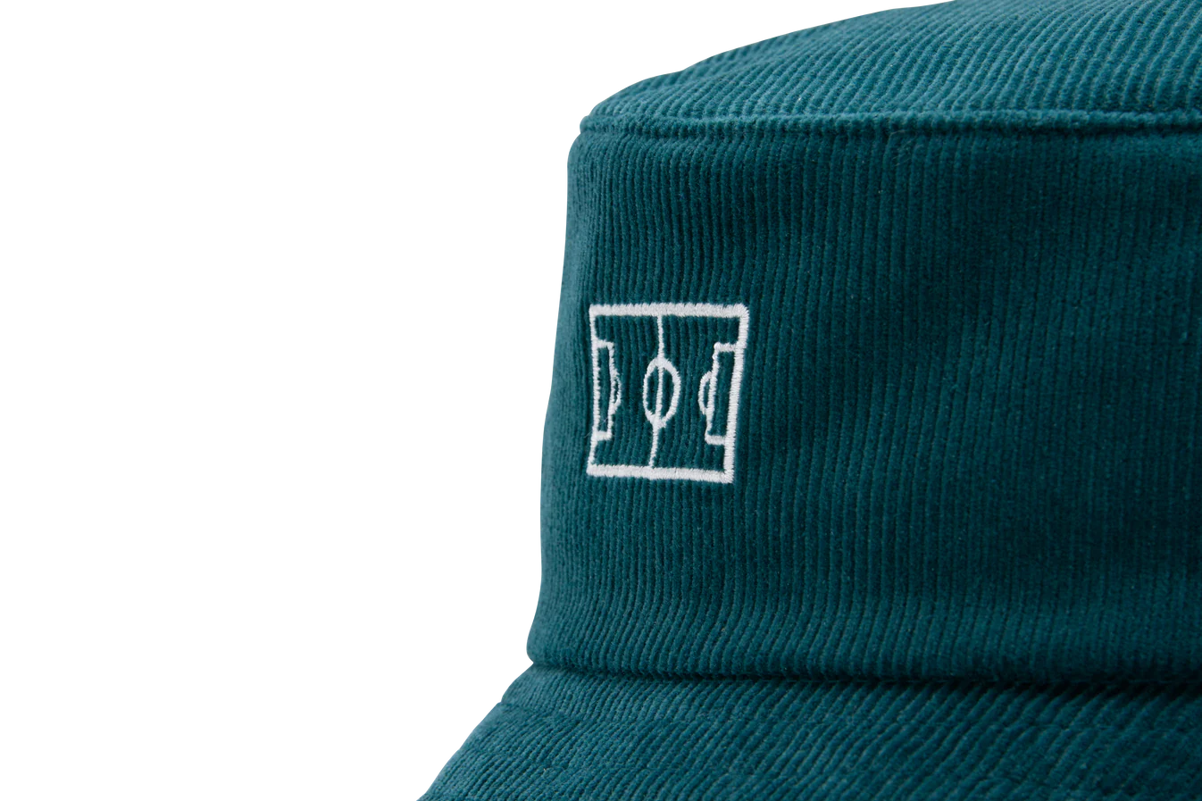 Goiaba E.C. - Campo Corduroy Bucket Hat - Bottle Green