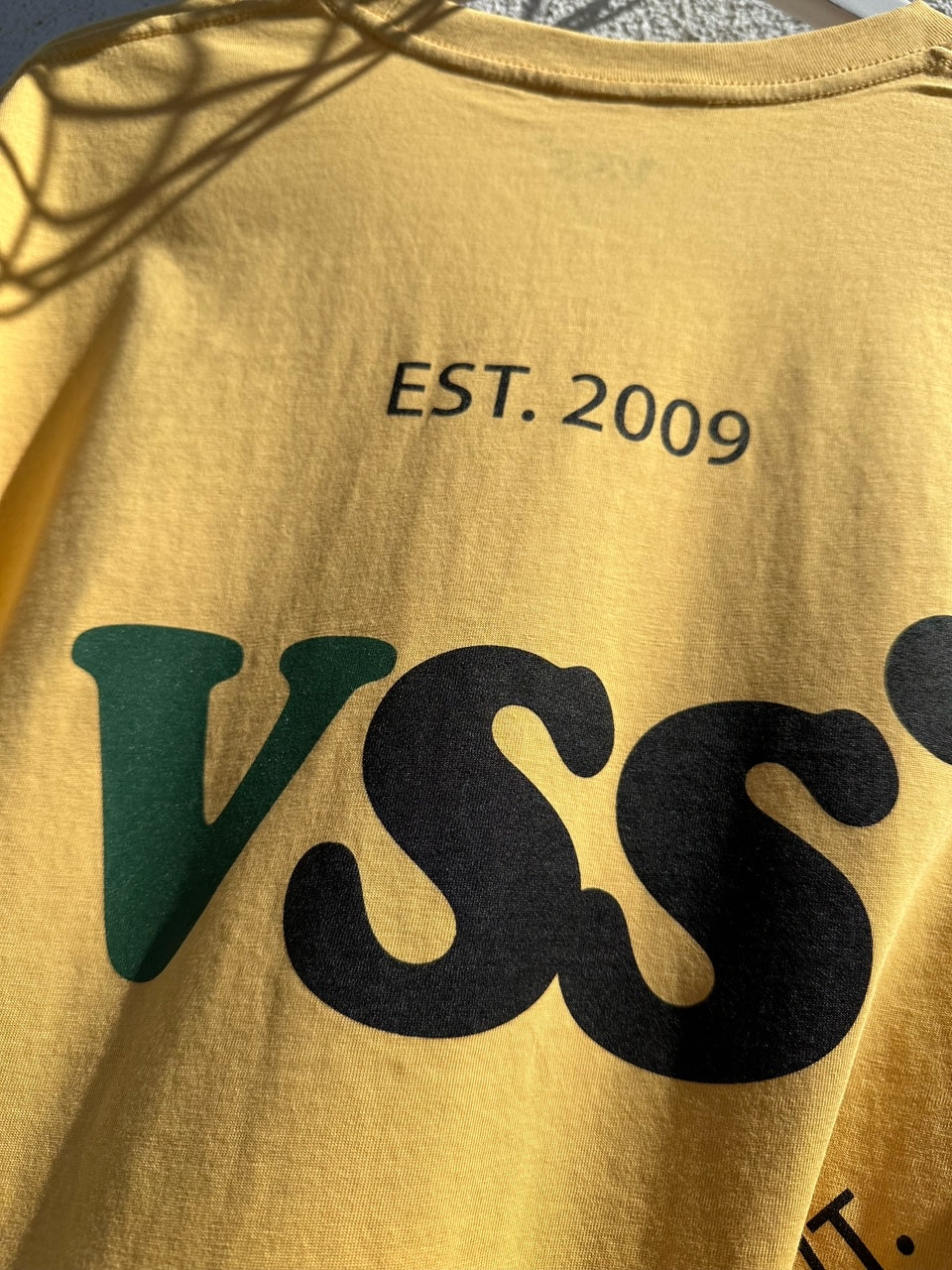 VSS: A Soccer & Lifestyle Joint. T-Shirt - Mustard