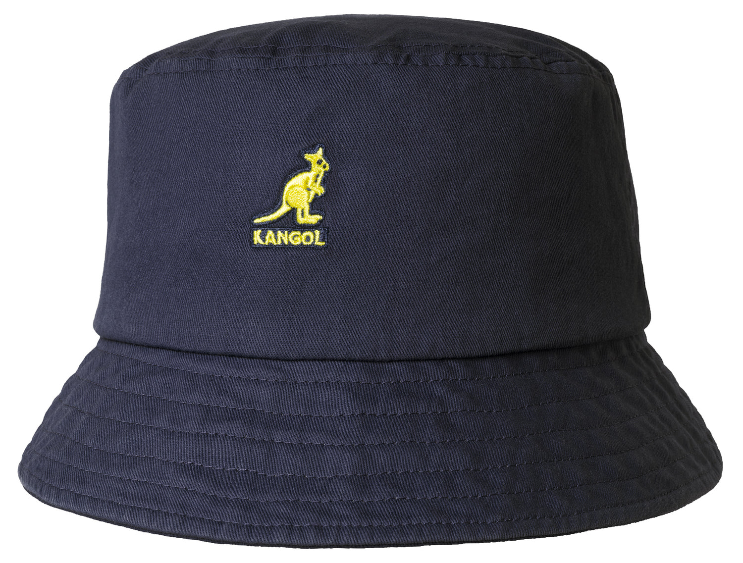 Kangol Washed Bucket Hat - Navy