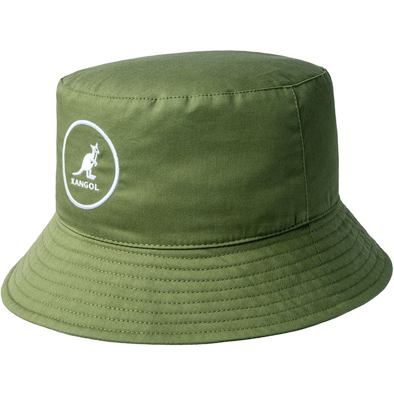 Kangol Cotton Bucket Hat - Olive