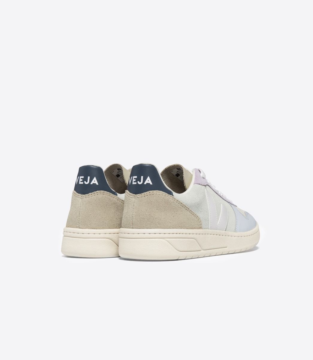 Veja V-10 CWL Jade White Multico - Village Soccer Shop